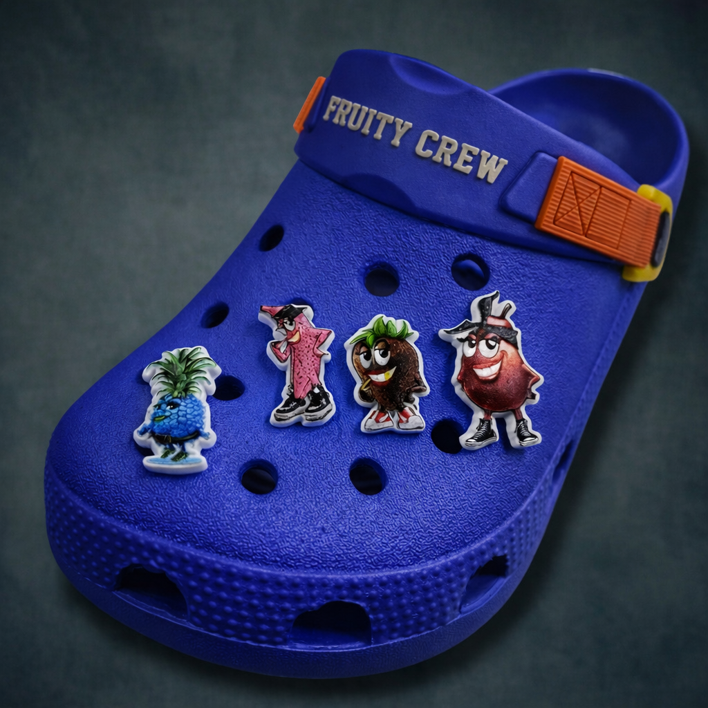 bijoux figurines pour crocs, lot de 4 figurines