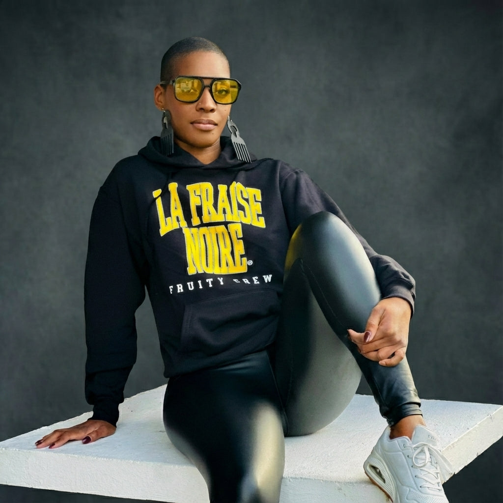 La Fraise Noire Iconic Hoodie - Noir