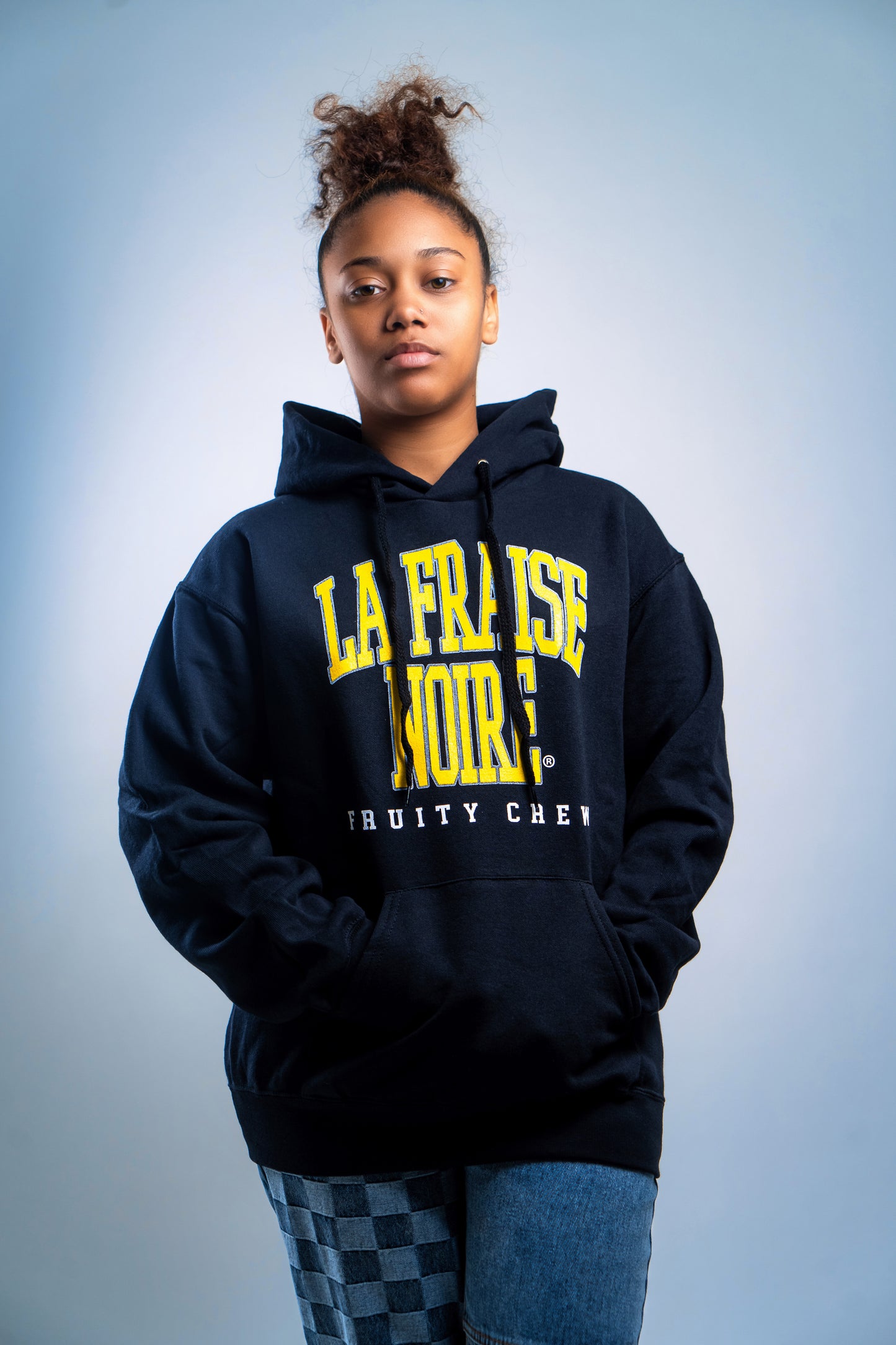 La Fraise Noire Iconic Hoodie - Noir