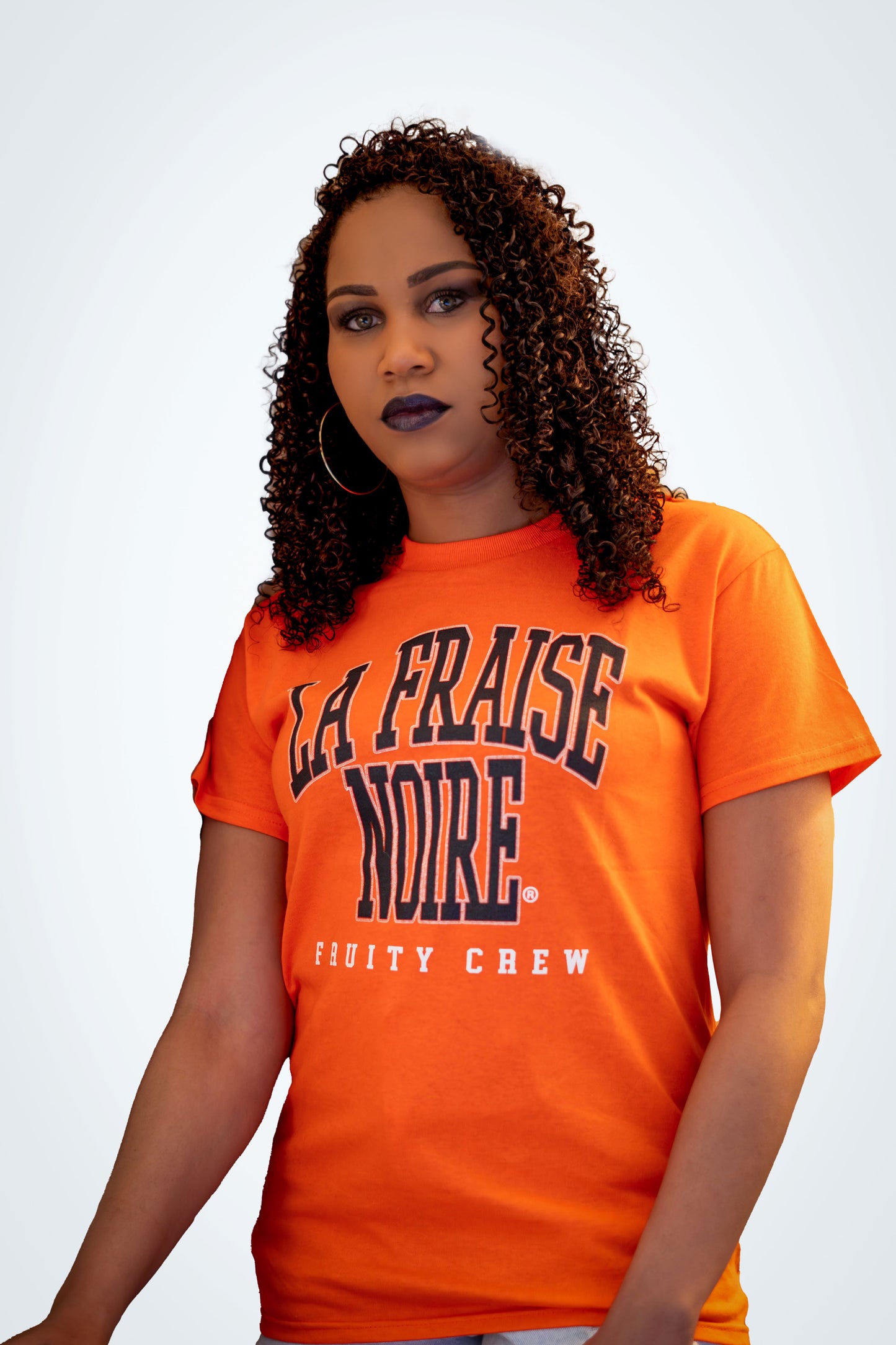 Varsity Tee La Fraise Noire - Orange