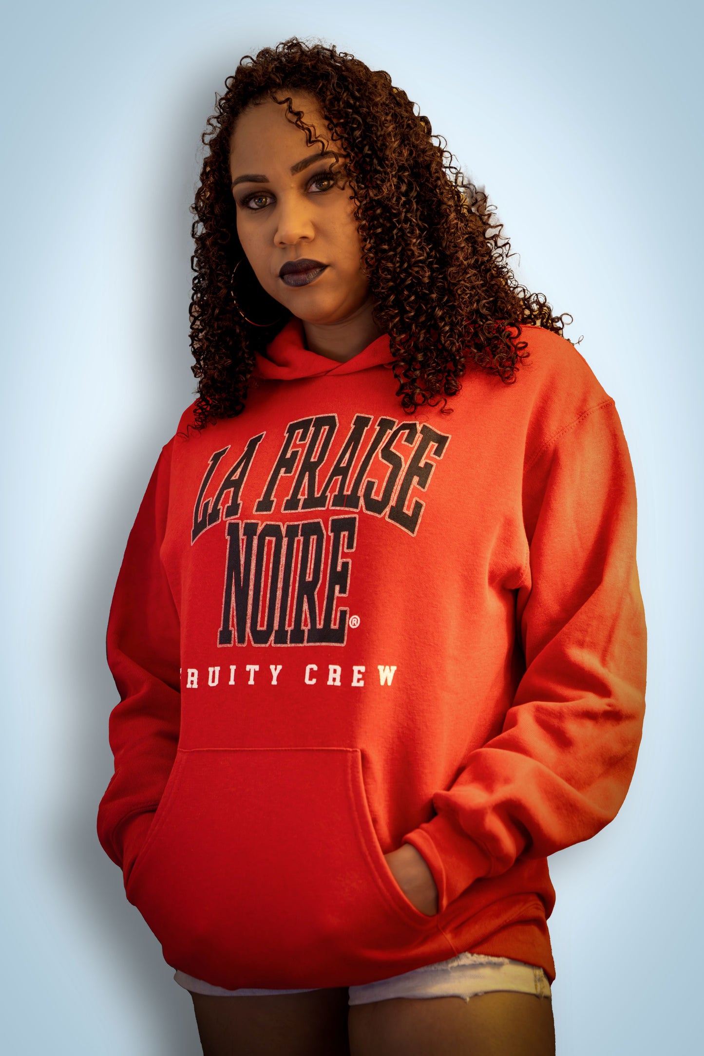 La Fraise Noire Iconic Hoodie- Rouge