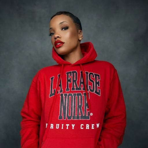La Fraise Noire Iconic Hoodie- Rouge