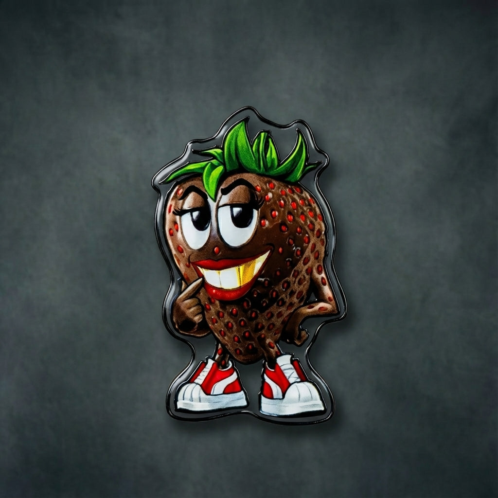 pin's la fraise noire