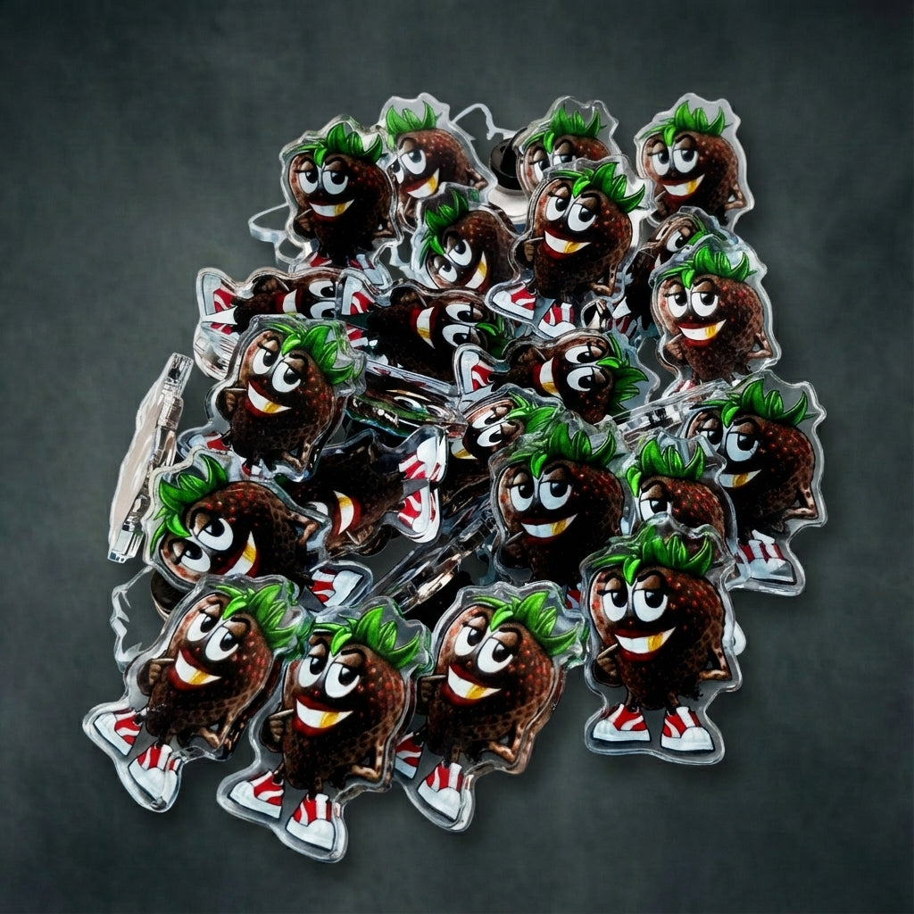 pin's la fraise noire