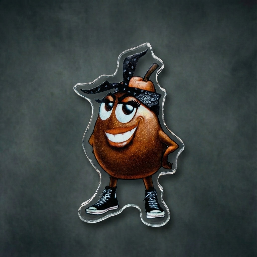 pin's la poire rouge