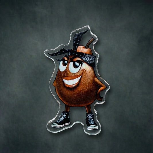 pin's la poire rouge